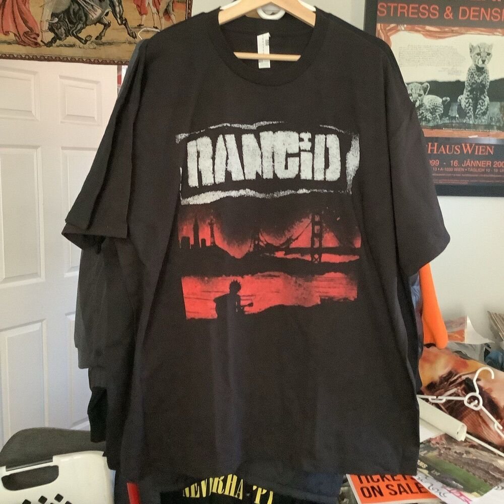 T-Shirt rare rancid rare punk band tee size xxl